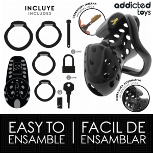 Addicted Toys Locked-Locked – Peniana-Gabe Entschlackt 10.5 cm · BDSM-Zubehör (Bild 3)