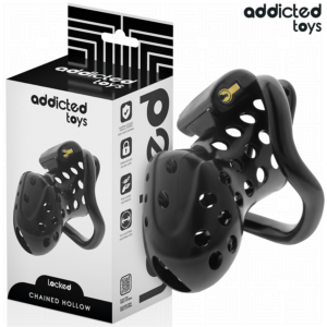 Addicted Toys Locked-Locked - Peniskäfig mit Kette 10.5 cm