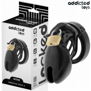 Addicted Toys Locked-Locked - Obsidian Hold Peniskäfig