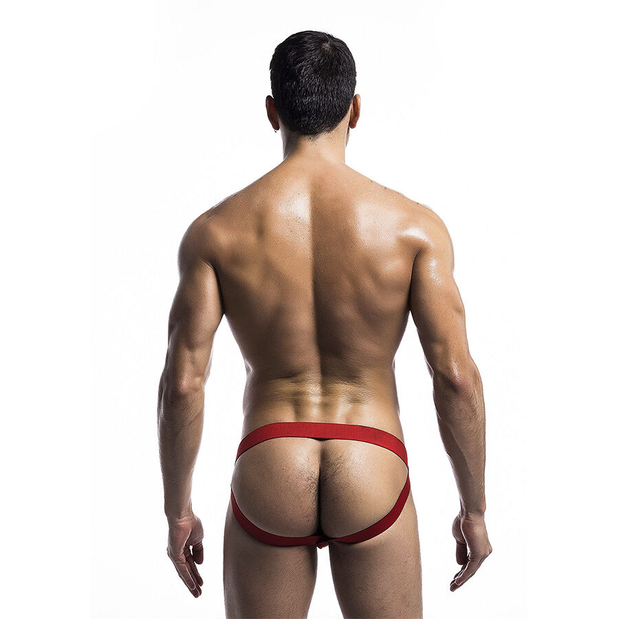 Mob-Jockstrap Fetisch Badeanzug Rot · Herrenunterwäsche (Bild 2)