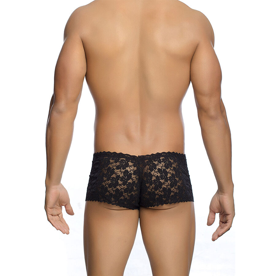 Mob-Schwarz Spitze Boxer · Herrenunterwäsche (Bild 6)