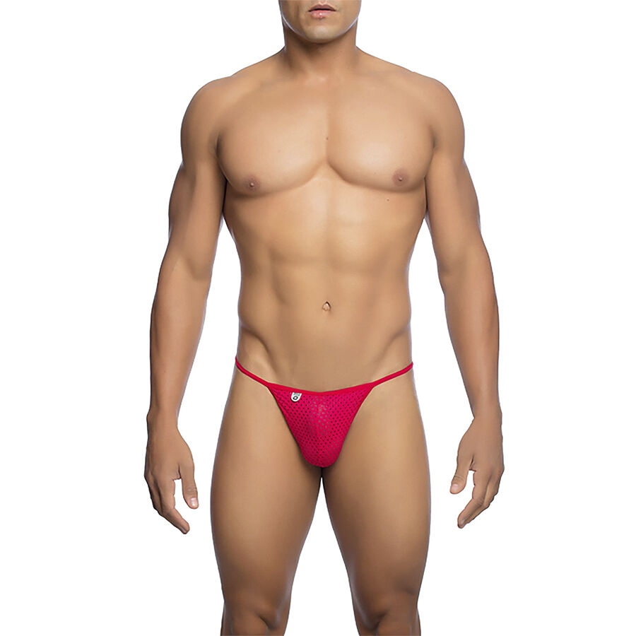 MOB - V-STRING DE MICROFIBRA ROJA TALLA S/M Mob-Rot Mikrofaser-V-String · Herrenunterwäsche