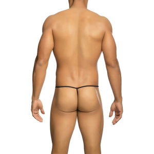 Mob-Tanga Transparent mit T-Form Schwarz · Herrenunterwäsche (Bild 2)