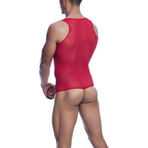 Mob-Bodysheer Transparent Rot · Herrenunterwäsche (Bild 2)