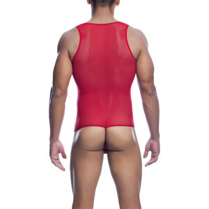 Mob-Bodysheer Transparent Rot · Herrenunterwäsche (Bild 3)