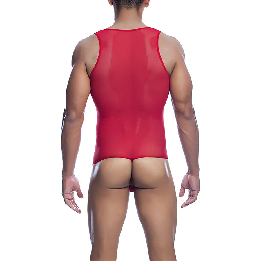 Mob-Bodysheer Transparent Rot · Herrenunterwäsche (Bild 3)