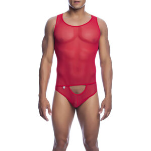 Mob-Bodysheer Transparent Rot · Herrenunterwäsche