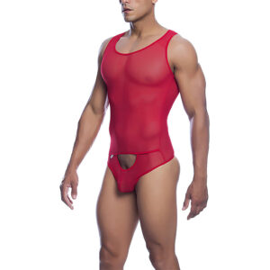 Mob-Bodysheer Transparent Rot · Herrenunterwäsche (Bild 6)
