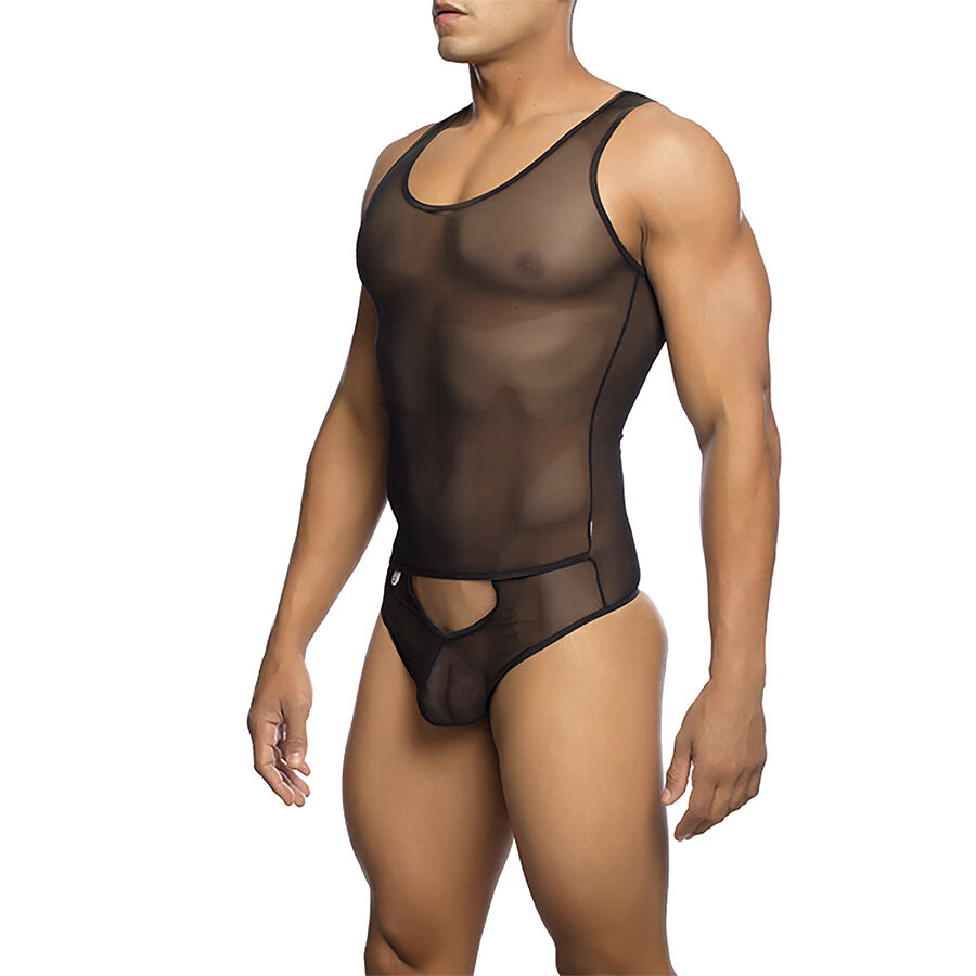 Mob-Bodysheer Transparent Schwarz · Herrenunterwäsche (Bild 2)