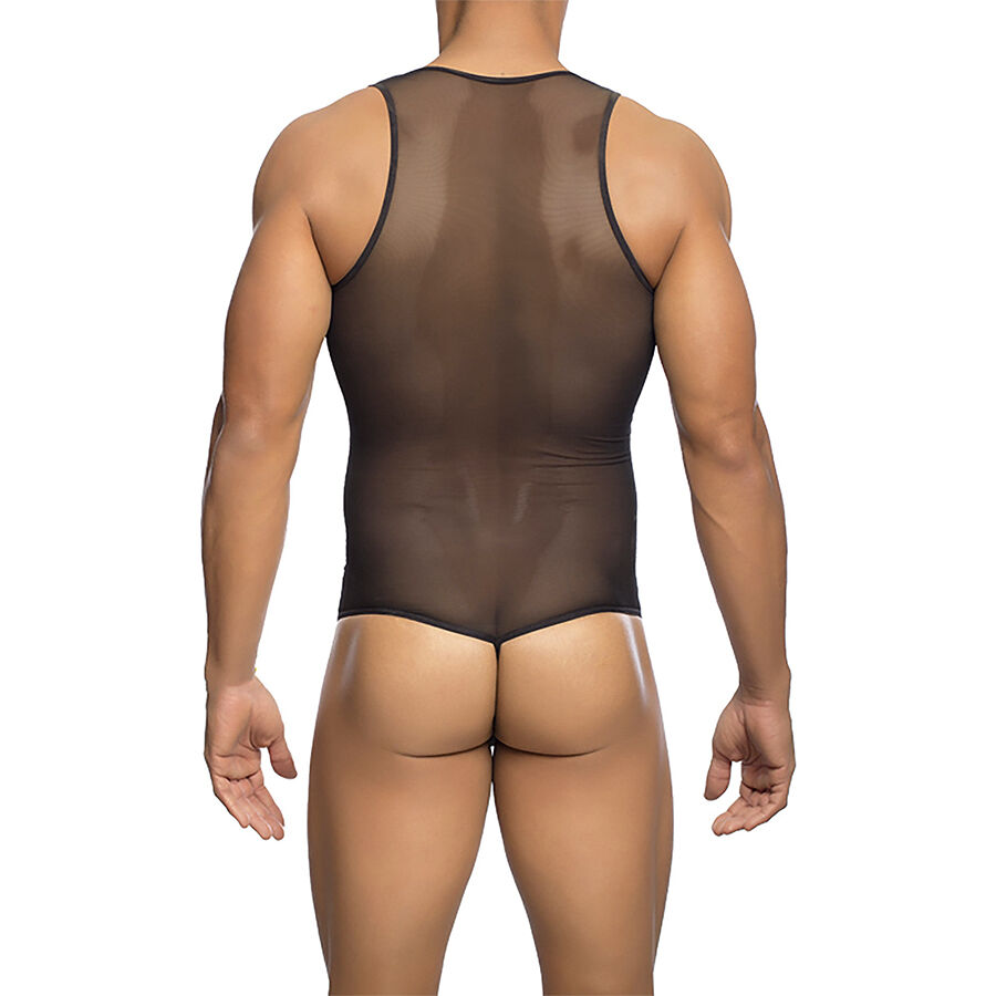 Mob-Bodysheer Transparent Schwarz · Herrenunterwäsche (Bild 4)