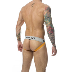 Mob-Klassiker orange Streifen-Jock · Herrenunterwäsche (Bild 2)