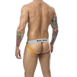 Mob-Klassiker orange Streifen-Jock · Herrenunterwäsche (Bild 3)
