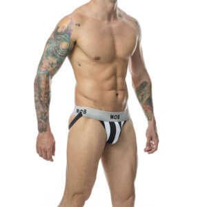Mob-Jock Classic Stripe Weiß · Herrenunterwäsche (Bild 5)