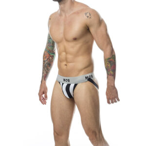 Mob-Jock Classic Stripe Weiß · Herrenunterwäsche (Bild 6)