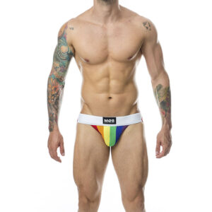 Mob-Jock Classic Streifen Regenbogen · Herrenunterwäsche