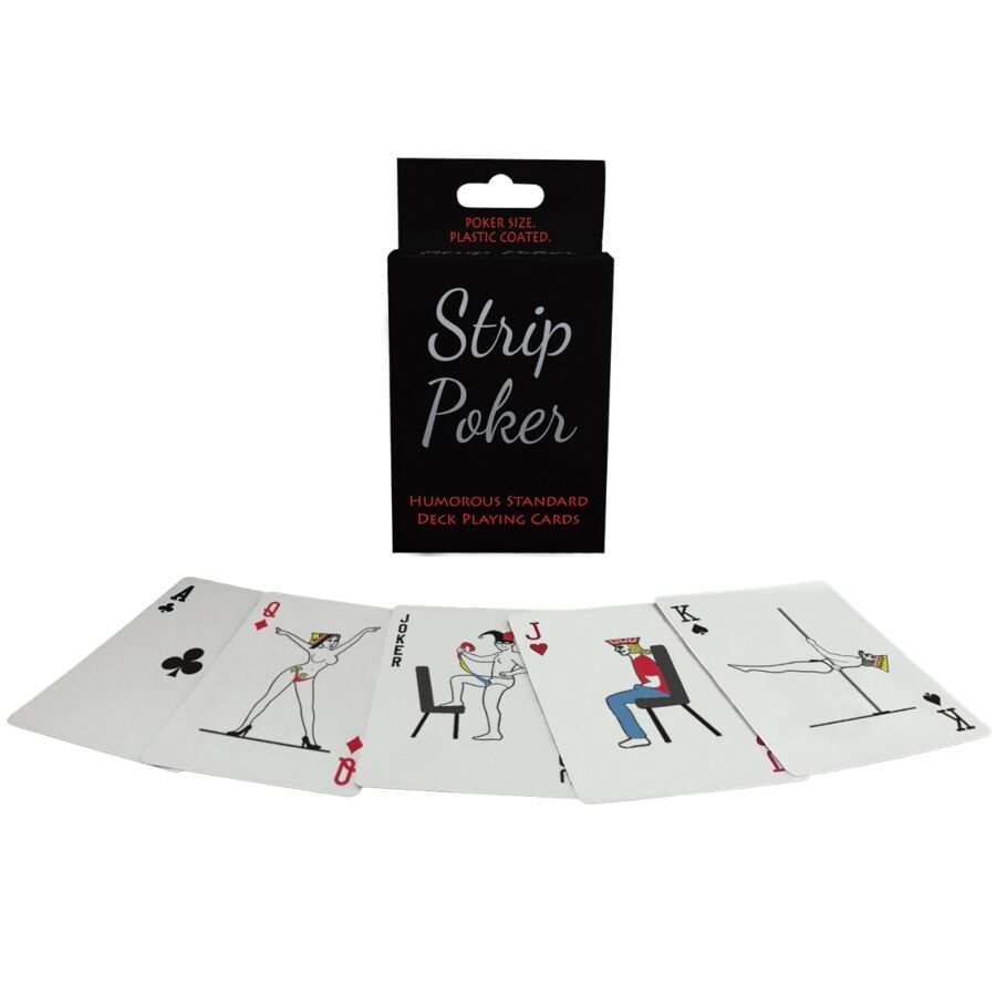 Kheper Games-Strip Poker Kartenset Stripper-Motiv, 52 Karten