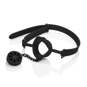 Calexotics-Scandalo Gag mit Schwarz Silikonstopfen · Bondage & Handschellen