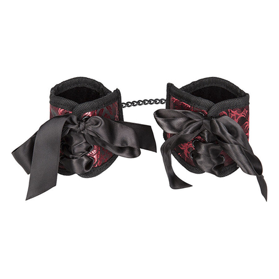 Calexotics-Scandal Corse Korsett-Handschellen Rot-Schwarz