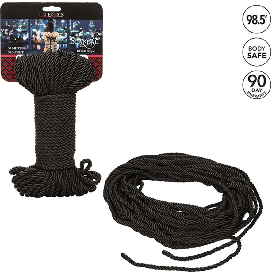 Calexotics-Scandal Black Bdsm Rope 30 M · Bondage & Handschellen (Bild 2)