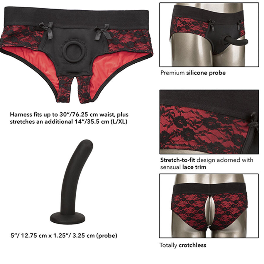 Calexotics-Scandal Set Slip Offen mit Harness und Sonda · BDSM-Zubehör (Bild 5)