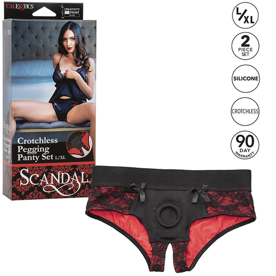 Calexotics-Scandal Set Slip Offen mit Harness und Sonda · BDSM-Zubehör (Bild 8)