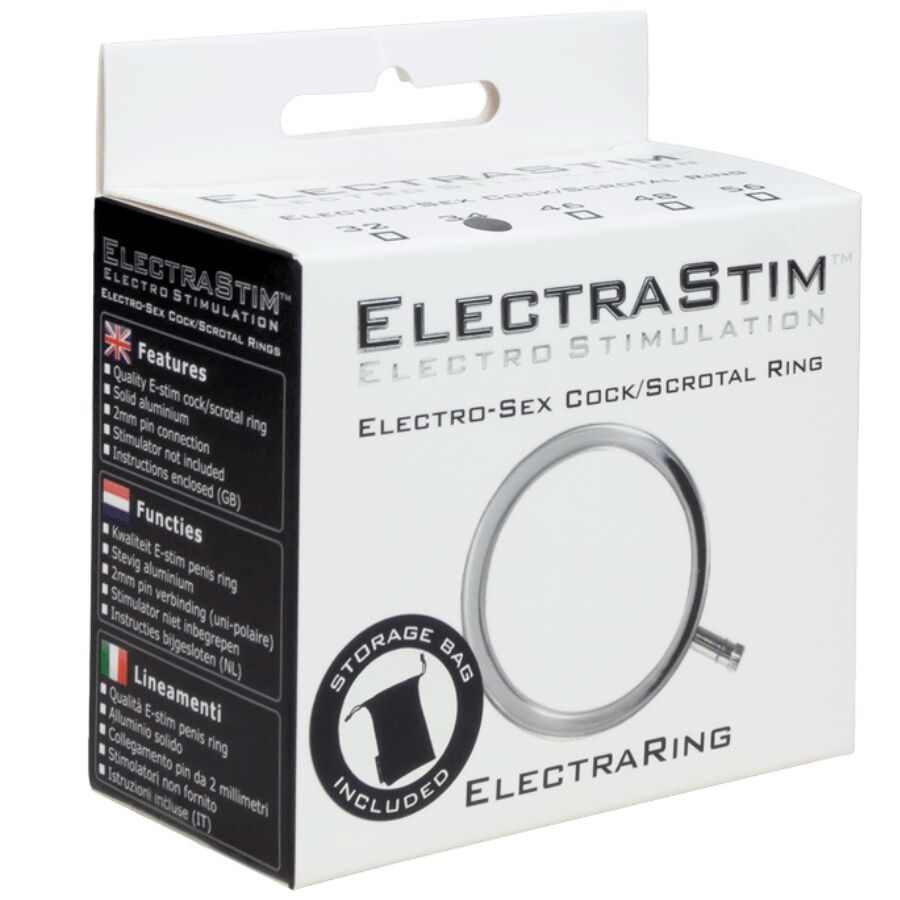 Electrastim-Elektrorings Metallring für Penis 34 mm · BDSM-Zubehör (Bild 3)