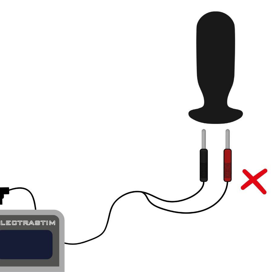 Electrastim-Stimulator-Kabel 90°-Metal · BDSM-Zubehör (Bild 2)