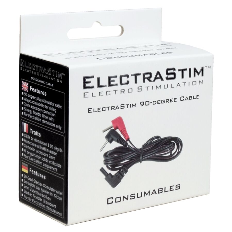 Electrastim-Stimulator-Kabel 90°-Metal · BDSM-Zubehör (Bild 5)