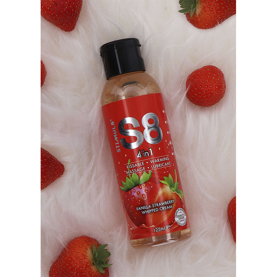 Stimul8-S8 4 in 1 Gleitgel Dessert mit Erdbeeren 125 ml · Kosmetika & Aphrodisiaka (Bild 2)