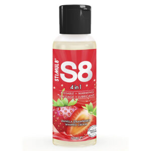 Stimul8-S8 4 in 1 Dessert-Gleitgel mit Erdbeere 125 ml