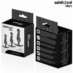 Addicted Toys-Set von 3 Analplug in Silikon Model 1 · Sextoys (Bild 7)