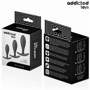 Addicted Toys-Set von 3 Analplug in Silikon Model 2 · Sextoys (Bild 7)