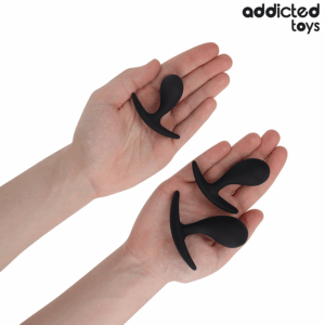 Addicted Toys-Set von 3 Analplug in Silikon Model 3 · Sextoys (Bild 3)