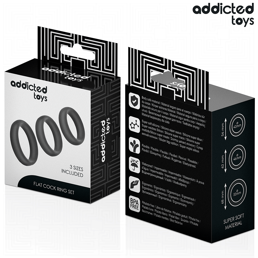 Addicted Toys-Set aus Silikonringen · Sextoys (Bild 6)