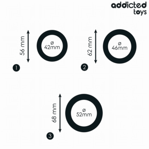 Addicted Toys-Set aus Silikonringen · Sextoys (Bild 5)