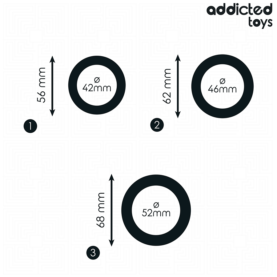 Addicted Toys-Set aus Silikonringen · Sextoys (Bild 5)