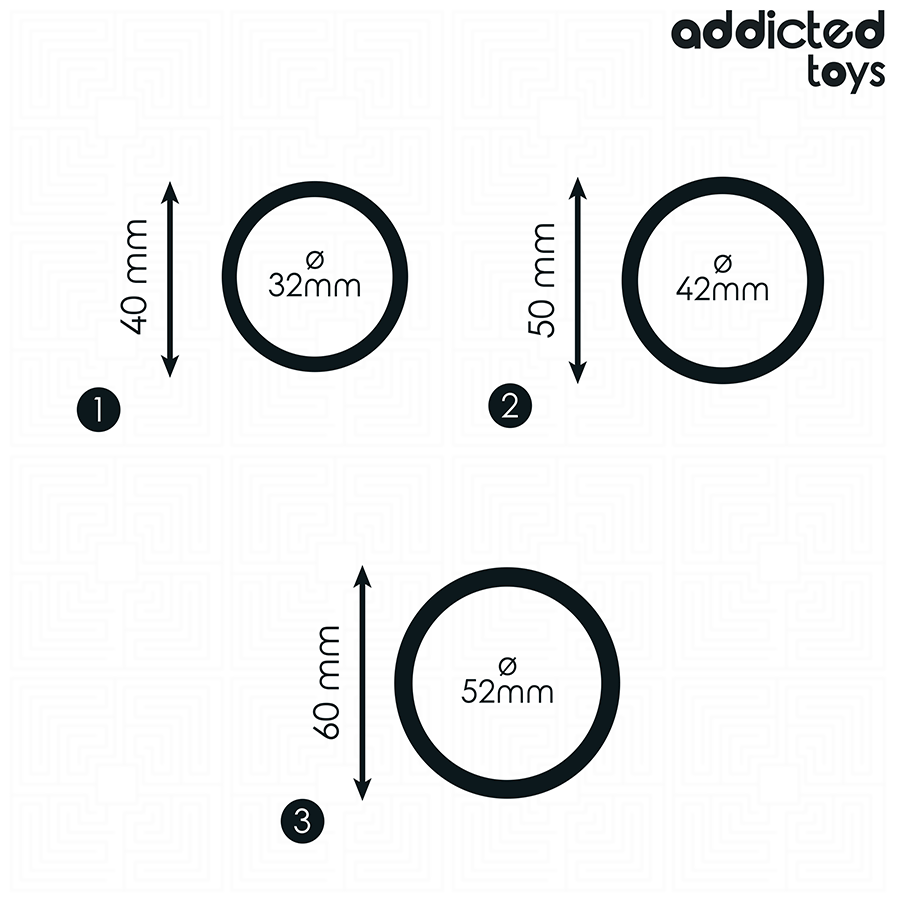Addicted Toys-Silikon Ringe Set Model 2 · Sextoys (Bild 5)