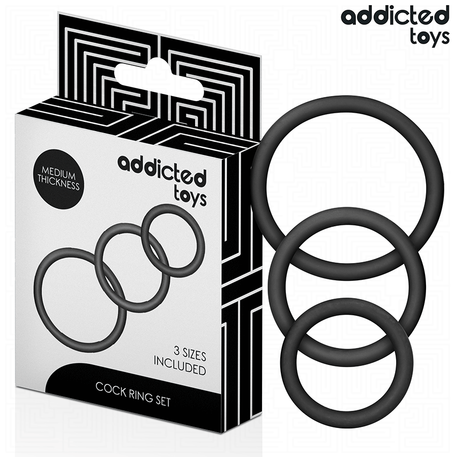 Addicted Toys-Silikon Ringe Set Model 2 · Sextoys (Bild 2)