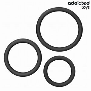 Addicted Toys-Silikon-Penisring-Set Modell 2