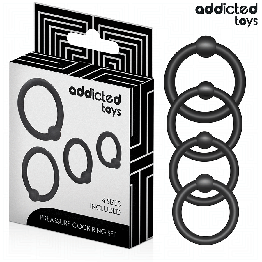 Addicted Toys-Druck-Silikonringe Set · Sextoys (Bild 2)