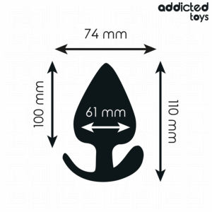 Addicted Toys-Analplug Silikon Xxl 11 cm · Sextoys (Bild 3)