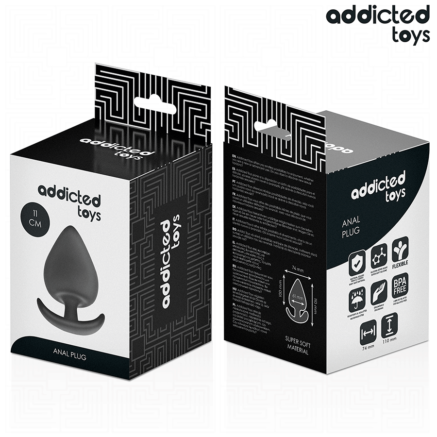 Addicted Toys-Analplug Silikon Xxl 11 cm · Sextoys (Bild 7)