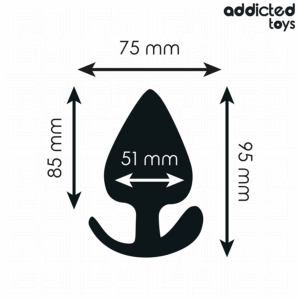 Addicted Toys-Analplug Silikon, Abmessungen Xl 9.5 cm · Sextoys (Bild 3)