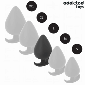 Addicted Toys-Analplug Silikon Größe L 8 cm · Sextoys (Bild 5)