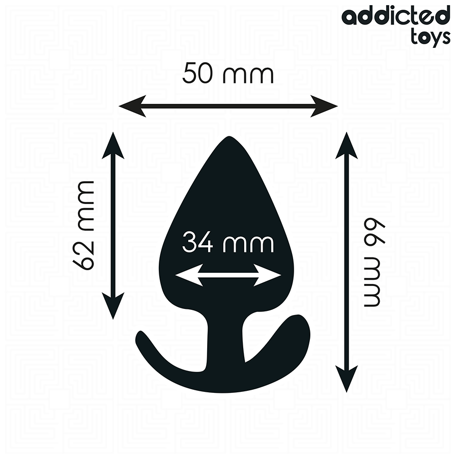 Addicted Toys-Anal Plug in Silikon M 6.6 cm · Sextoys (Bild 3)