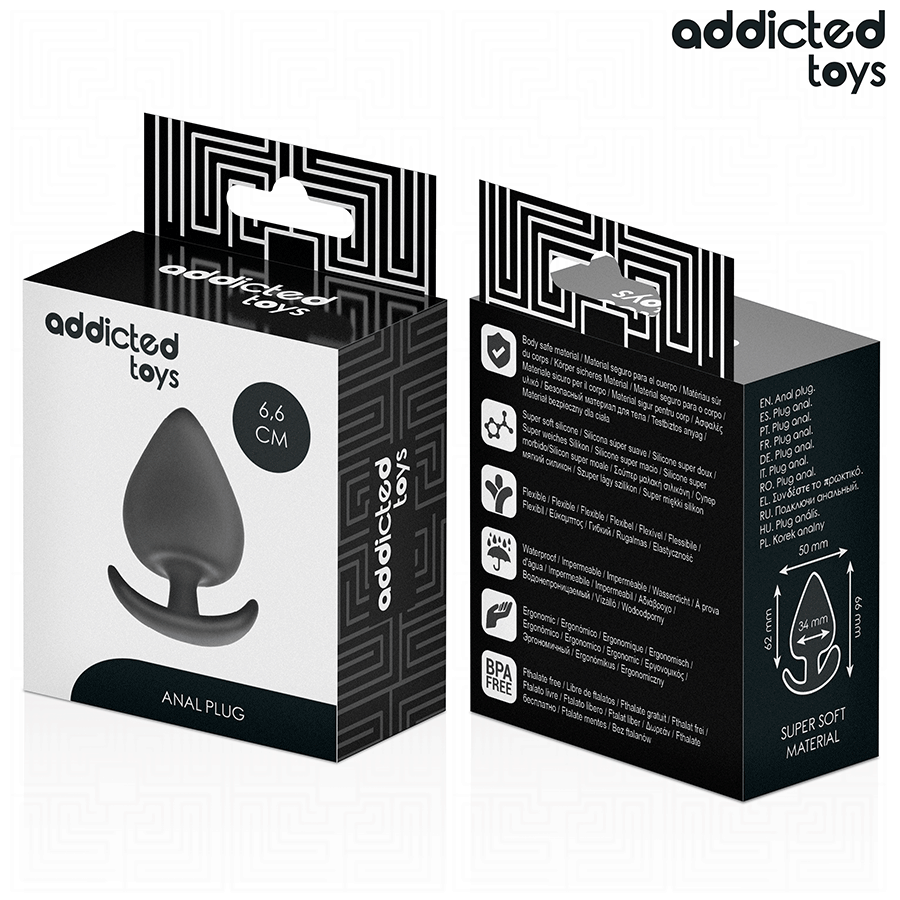 Addicted Toys-Anal Plug in Silikon M 6.6 cm · Sextoys (Bild 6)