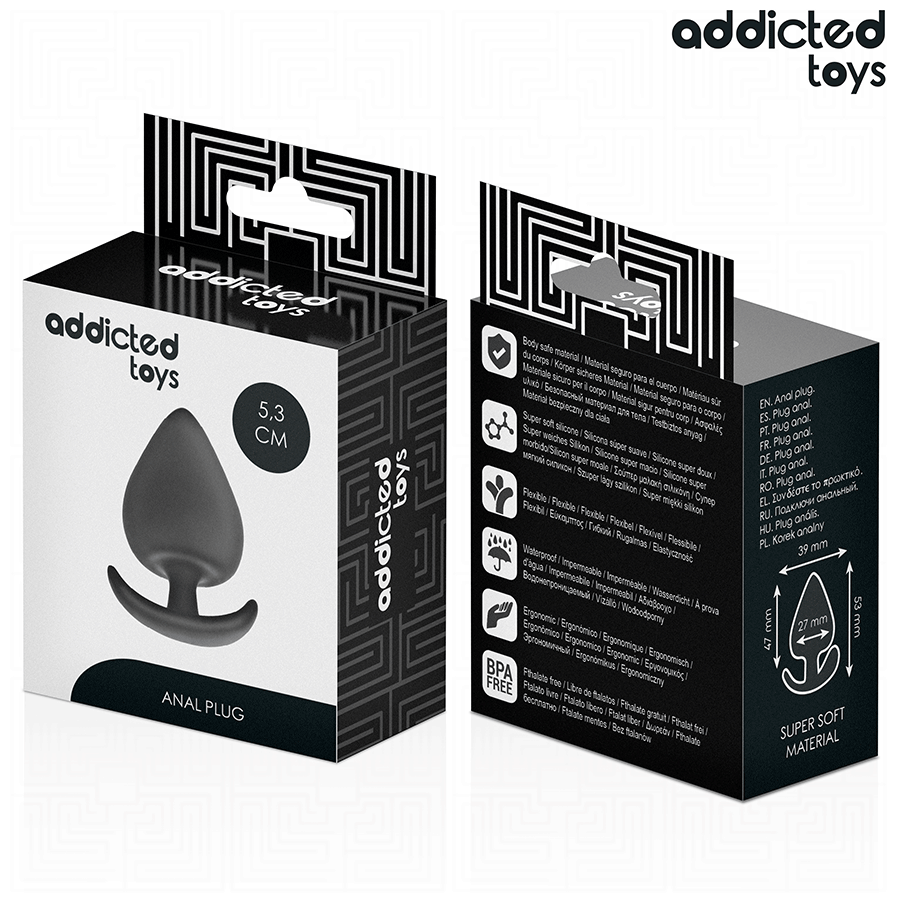 Addicted Toys-Anal Plug Silikon Size S 5.3 cm · Sextoys (Bild 7)