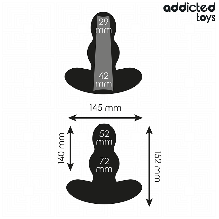 Addicted Toys-Analplug Nackt Silikon, Abmessungen Xxl 15.2 cm · Sextoys (Bild 4)