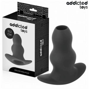 Addicted Toys-Hohler Analplug aus Silikon, Größe XXL 15.2 cm