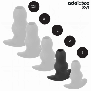Addicted Toys-Analplug Silikon-Kavitation, Abmessungen M 9.6 cm · Sextoys (Bild 5)